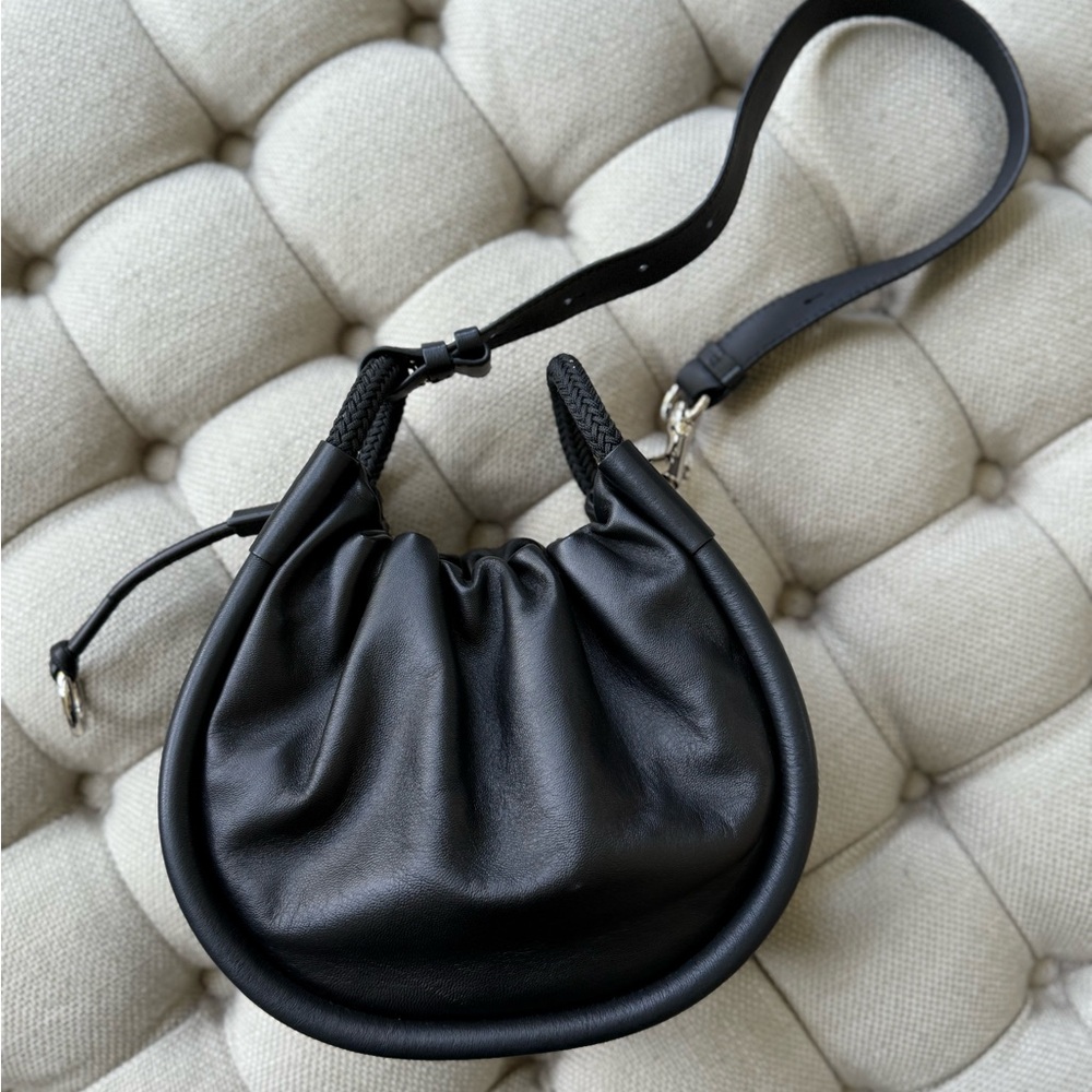 Proenza Schouler Small Canteen Bag in Black Leather